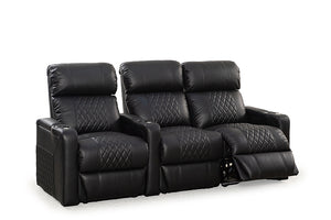 HT Design Sheridan Home Theater Seating Row of 3 Loveseat Right