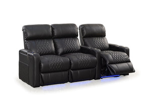 HT Design Sheridan Home Theater Seating Row of 3 Loveseat Left