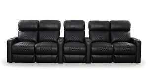 HT Design Sheridan Home Theater Seating Row of 5 Double Loveseat Captains Chair