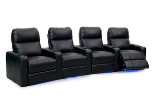 HT Design Easthampton Home Theater Seating Curved Row of 4