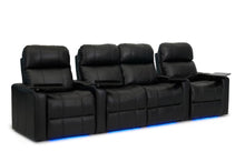 Load image into Gallery viewer, ht design pembroke home theater seating with power headrest row of 4 middle loveseat