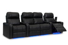 Load image into Gallery viewer, ht design pembroke home theater seating with power headrest row of 4 middle loveseat