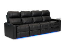 Load image into Gallery viewer, ht design pembroke home theater seating with power headrest row of 4 sofa
