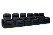 Load image into Gallery viewer, ht design pembroke home theater seating with power headrest row of 6