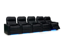 Load image into Gallery viewer, ht design pembroke home theater seating with power headrest row of 5