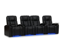Load image into Gallery viewer, ht design hamilton home theater seating curved row of 4 middle loveseat