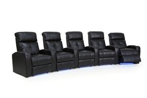 HT Design Clark Home Theater Seating Row of 5 Curved