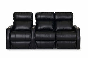 ht design paget theater seating row of 3 rf loveseat