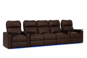 HT Design Southampton Home Theater Seating Row of 5 Middle Sofa