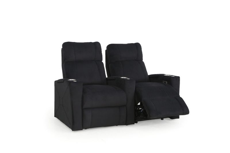 HT DESIGN ADDISON HOME THEATER SEATING BLACK MICROFIBER – htdesignseats