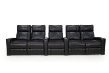 Load image into Gallery viewer, HT Design Addison Home Theater Seating Row of 5 Double Loveseat Captains Chair