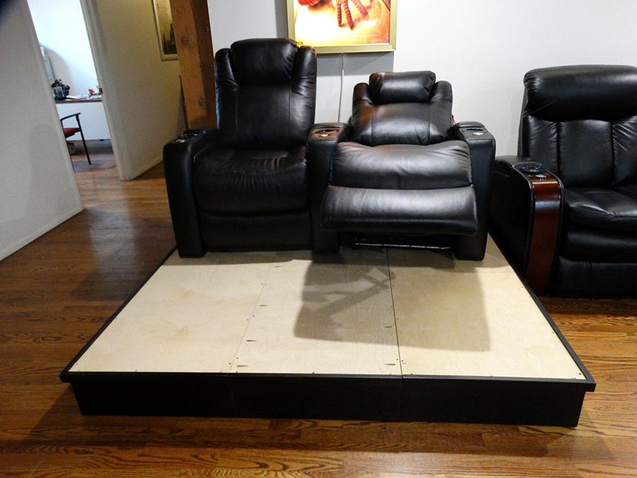 Home Theater Seating Platform Riser