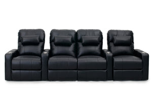 HT Design Easthampton Home Theater Seating Row of 4 Middle Loveseat