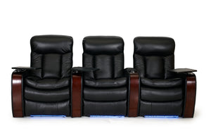 HT Design Devonshire Home Theater Seating row of 3