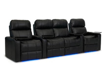 Load image into Gallery viewer, ht design pembroke home theater seating with power headrest row of 4 middle loveseat
