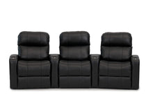 Load image into Gallery viewer, ht design pembroke home theater seating with power headrest curved row of 3
