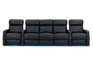 HT Design Paget Home Theater Seating Row of 5 with Sofa