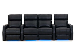 HT Design Paget Home Theater Seating Row of 4 Middle Loveseat