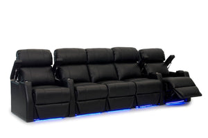 HT Design Belmont Home Theater Seating Row of 5 with Sofa