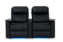Load image into Gallery viewer, ht design pembroke home theater seating with power headrest row of 2
