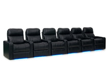 Load image into Gallery viewer, ht design pembroke home theater seating with power headrest row of 6
