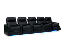 Load image into Gallery viewer, ht design pembroke home theater seating with power headrest row of 5
