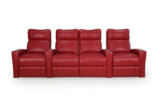 HT Design Addison Home Theater Seating Row of 4 Middle Loveseat
