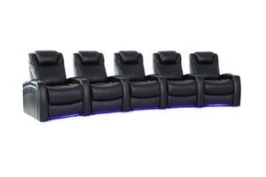 HT Design Sheffield Home Theater Seating Curved Row of 5