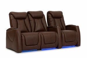 HT Design Somerset Home Theater Seating Row of 3 LF Loveseat