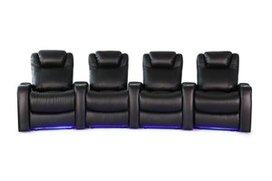 HT Design Sheffield Home Theater Seating Curved Row of 4