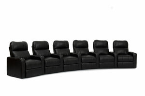 HT Design Southampton Home Theater Seating Curved Row of 6