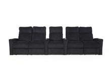 Load image into Gallery viewer, HT Design Addison Home Theater Seating Row of 5 Double Loveseat Captains Chair
