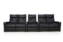 Load image into Gallery viewer, HT Design Addison Home Theater Seating Row of 5 Double Loveseat Captains Chair
