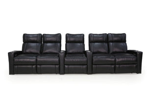 HT Design Addison Home Theater Seating Row of 5 Double Loveseat Captains Chair